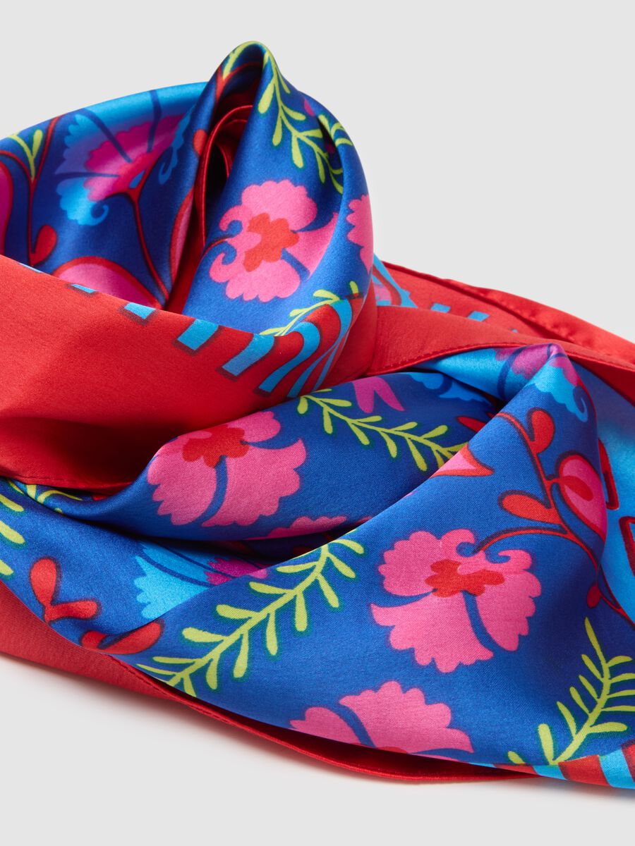 Multicolour Scarf with Tassels_3