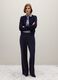 Blue Pure Wool Cardigan Regular Fit_0