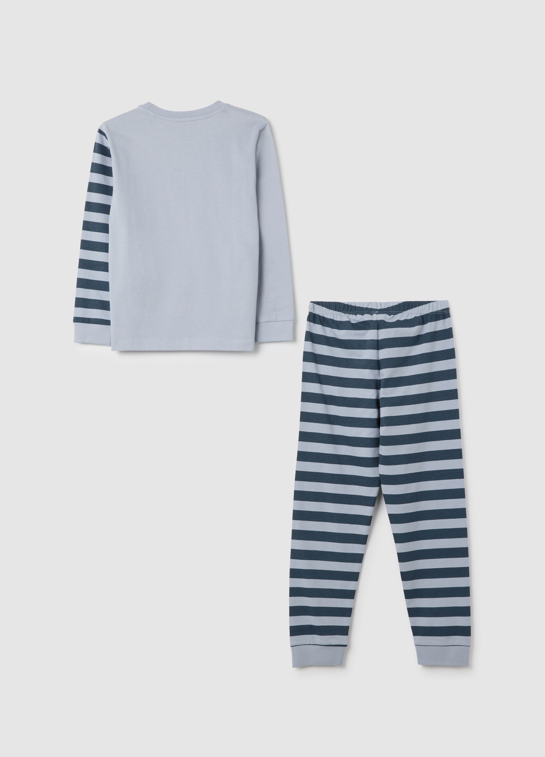 Children's pure cotton multicolour regular fit pyjamas