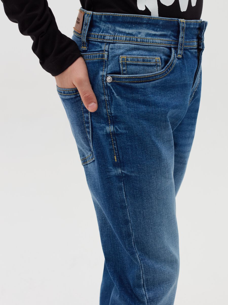 Jeans slim fit cinque tasche_3
