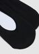 Twin pack of black invisible socks in cotton blend_2