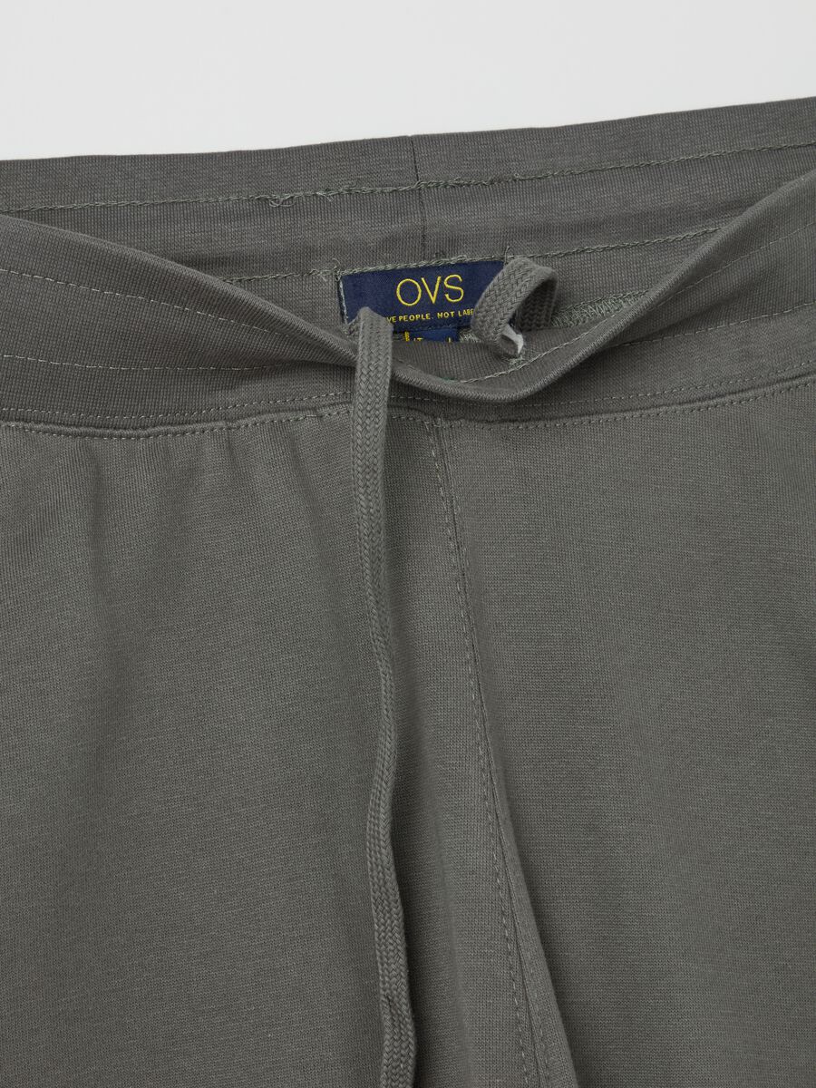 Cotton joggers with drawstring_5