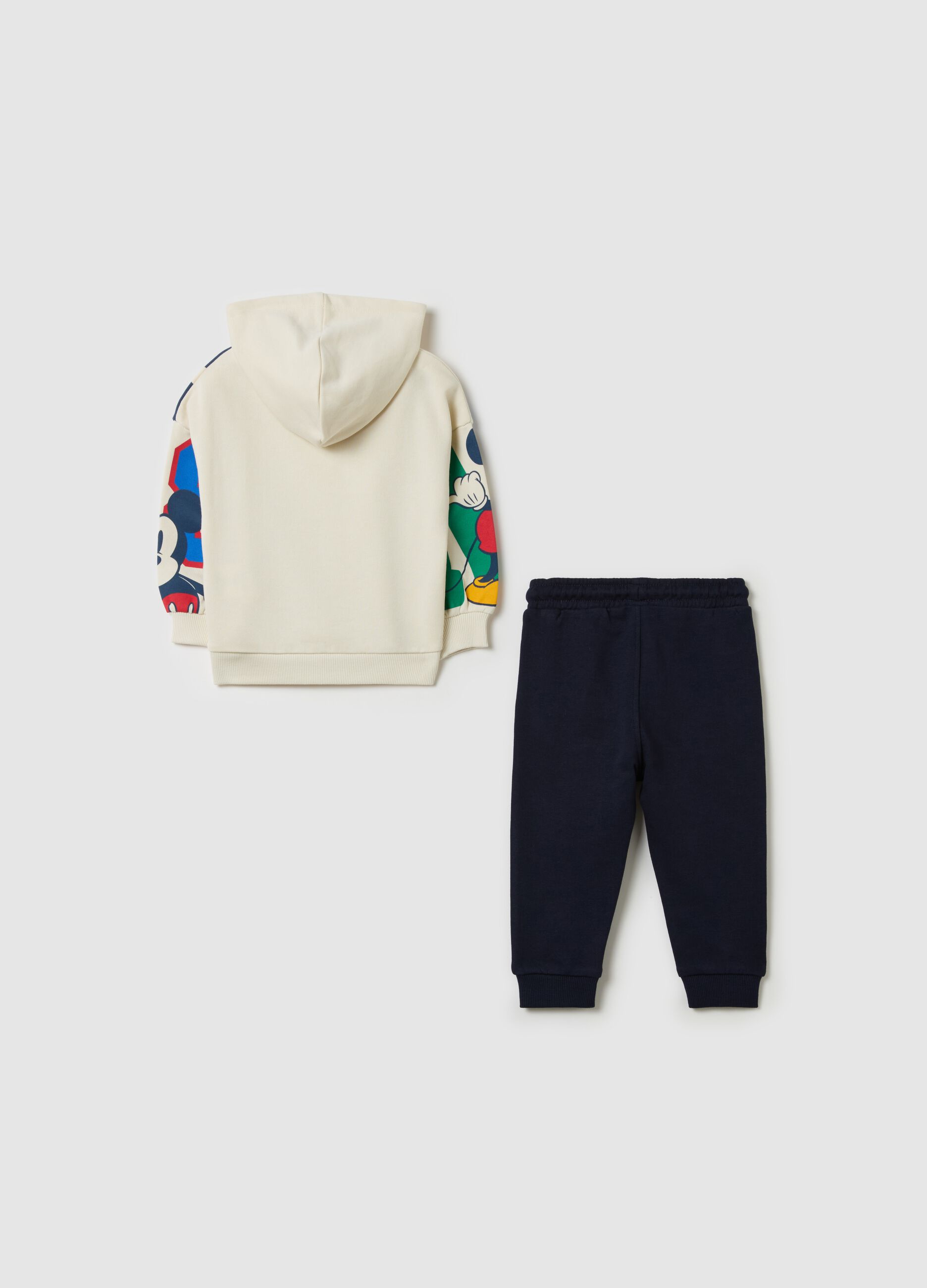 Cotton jogging set with Mickey Mouse print