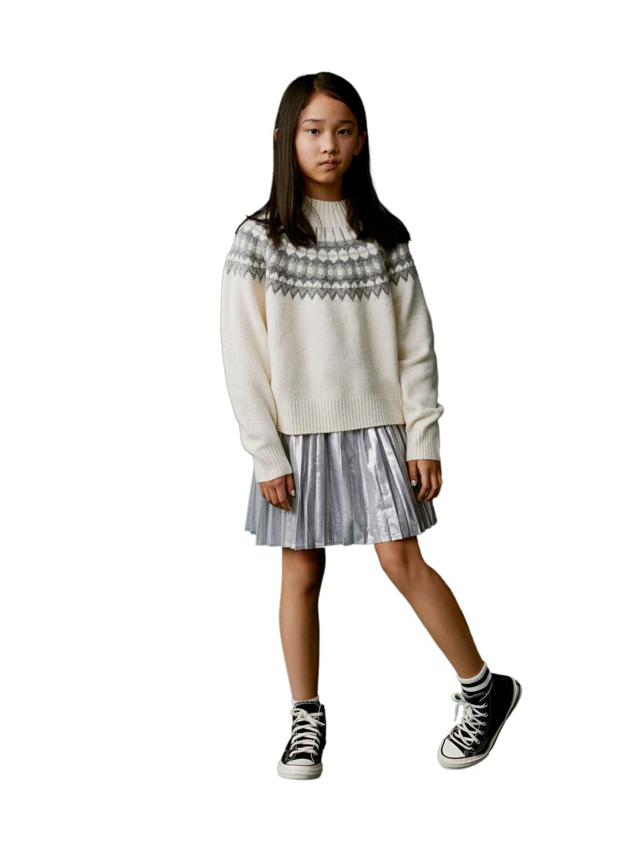 Pullover with Fair Isle design_1