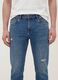 Blue denim jeans in stretch cotton, regular fit_2
