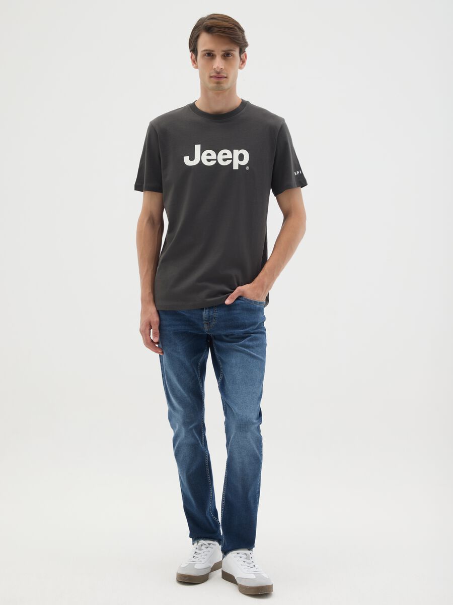 T-shirt in puro cotone nero regular fit_1