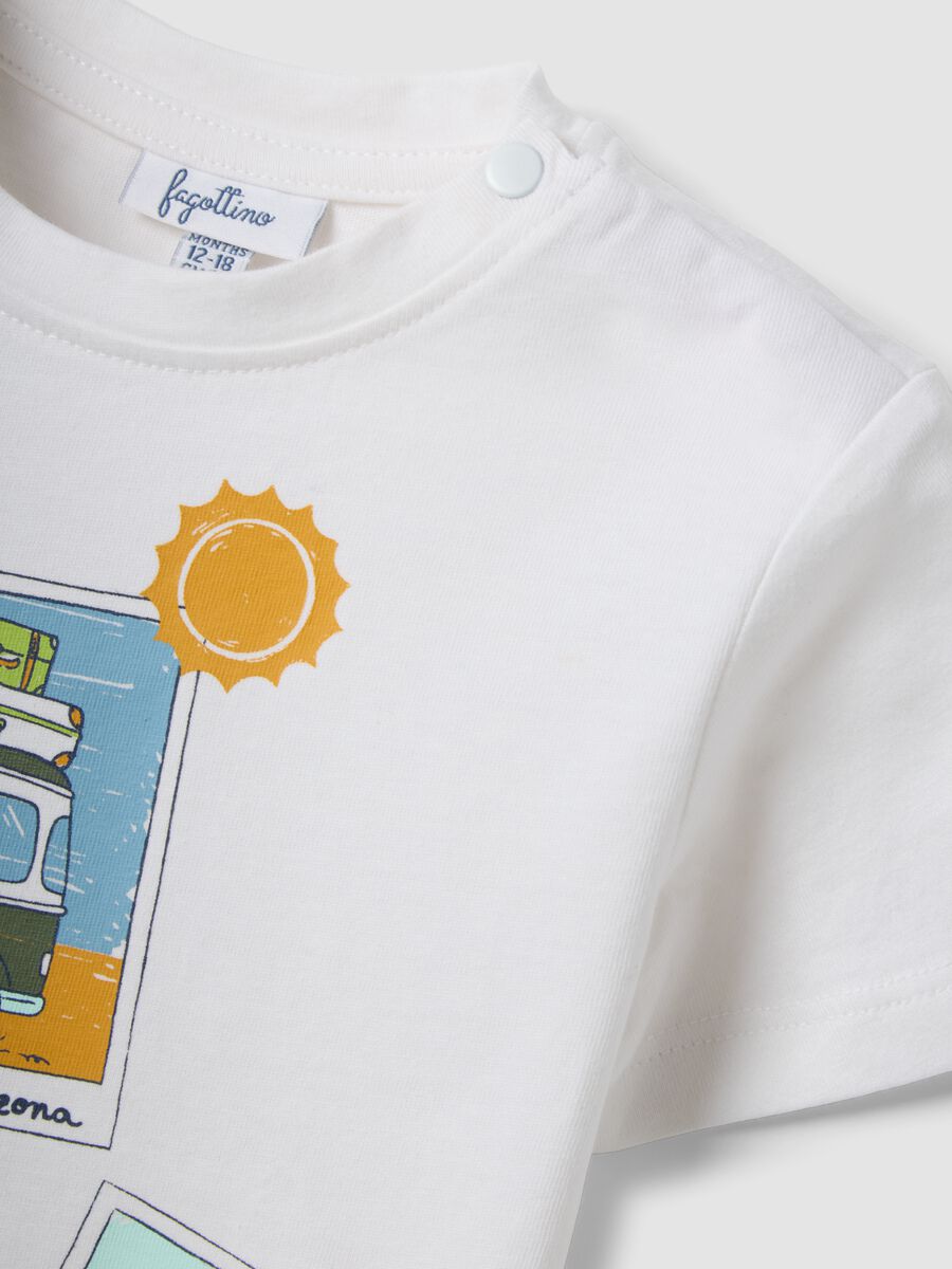 White short-sleeve pure cotton T-shirt_3