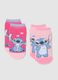 Girls' Short Socks Multipack in Multicolour Cotton_0
