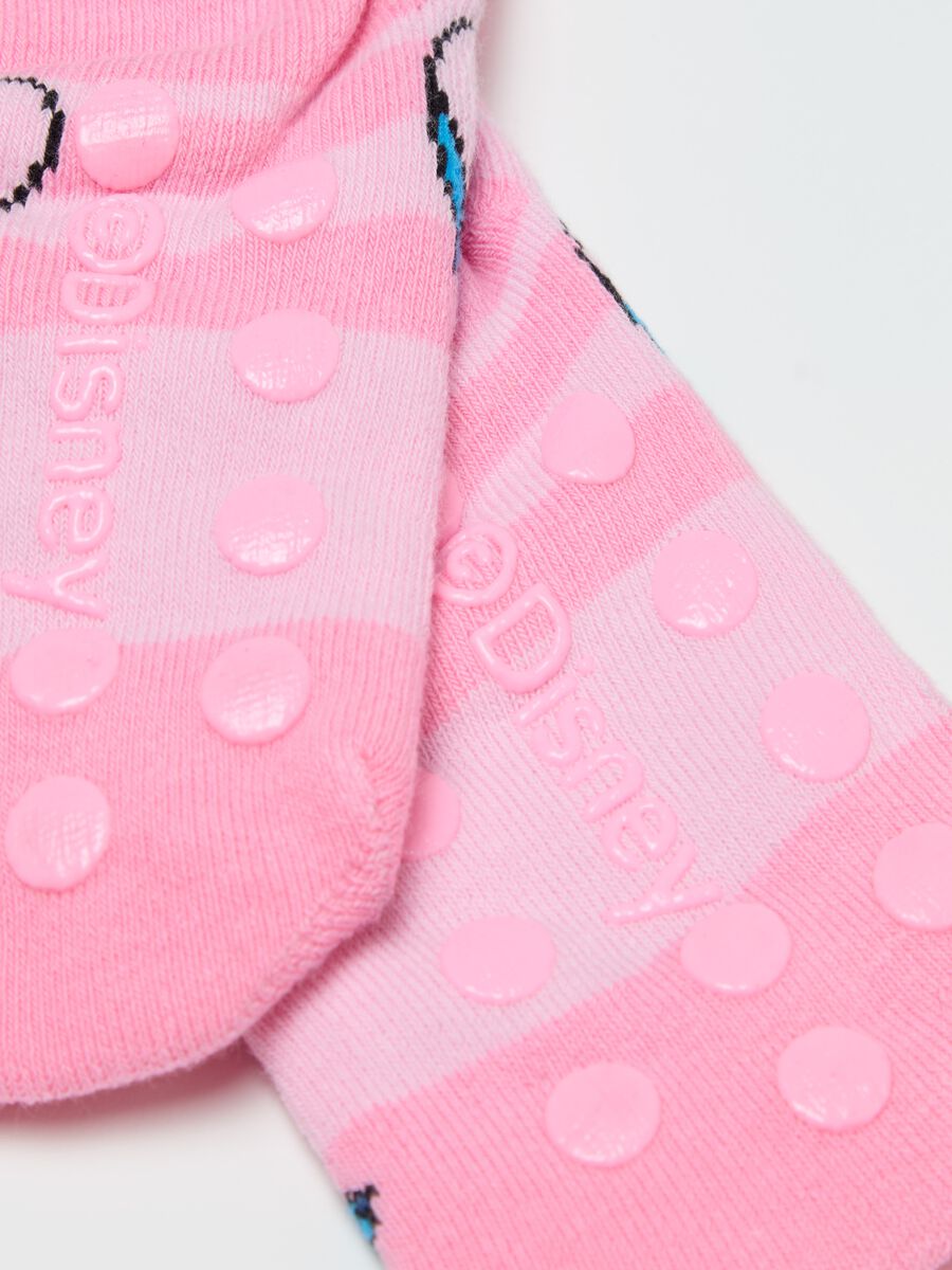 Two-pair pack slipper socks with Stitch design_2