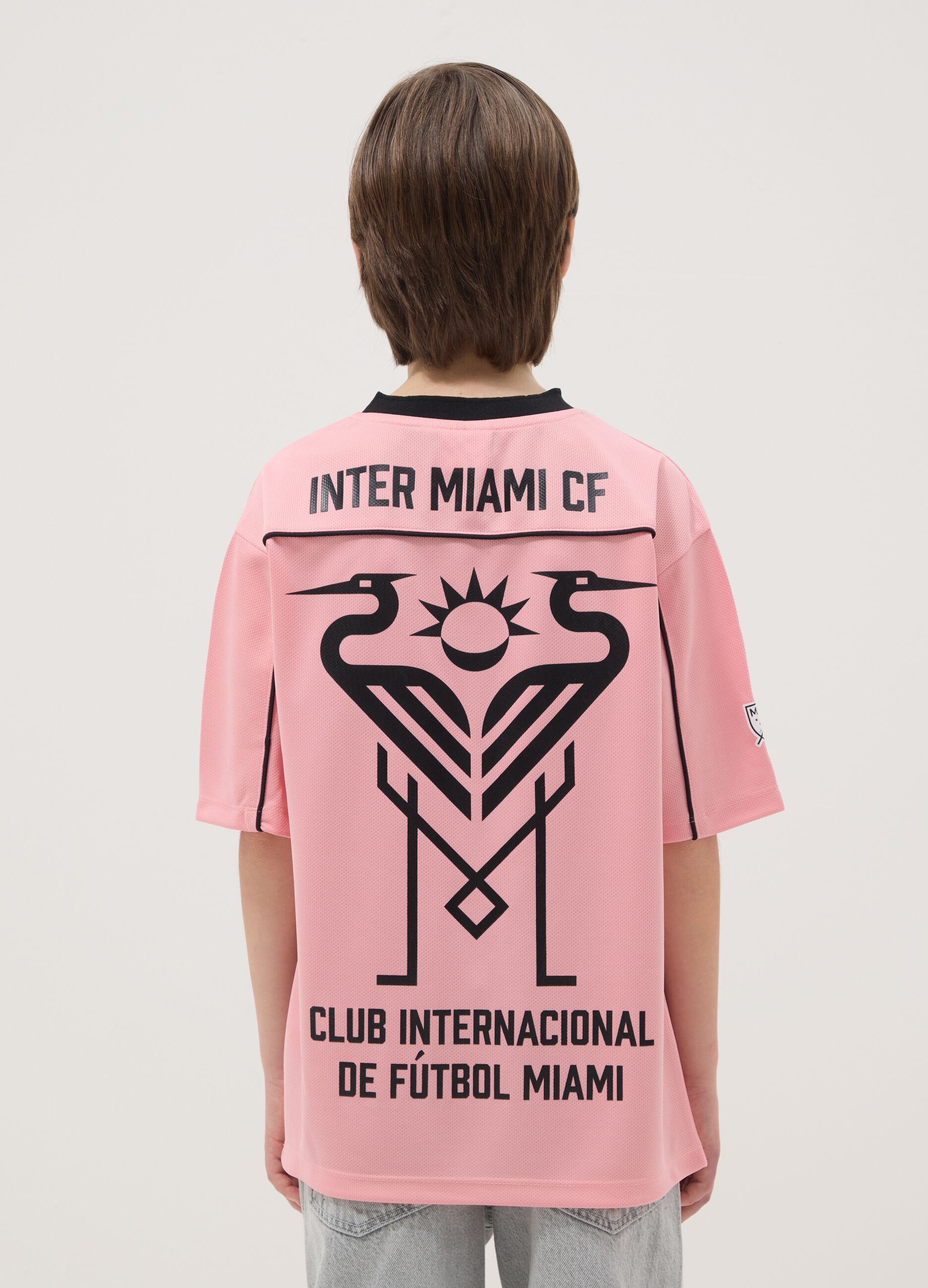 Inter Miami CF regular fit pink pure cotton t-shirt