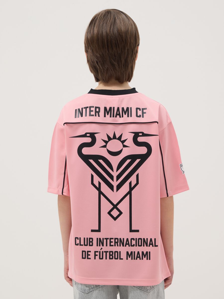 T-shirt in puro cotone rosa regular fit Inter Miami CF_2