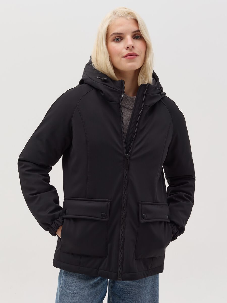 Parka corto con imbottitura in REPREVE®_0