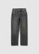 Women's grey regular-fit pure cotton jeans_4