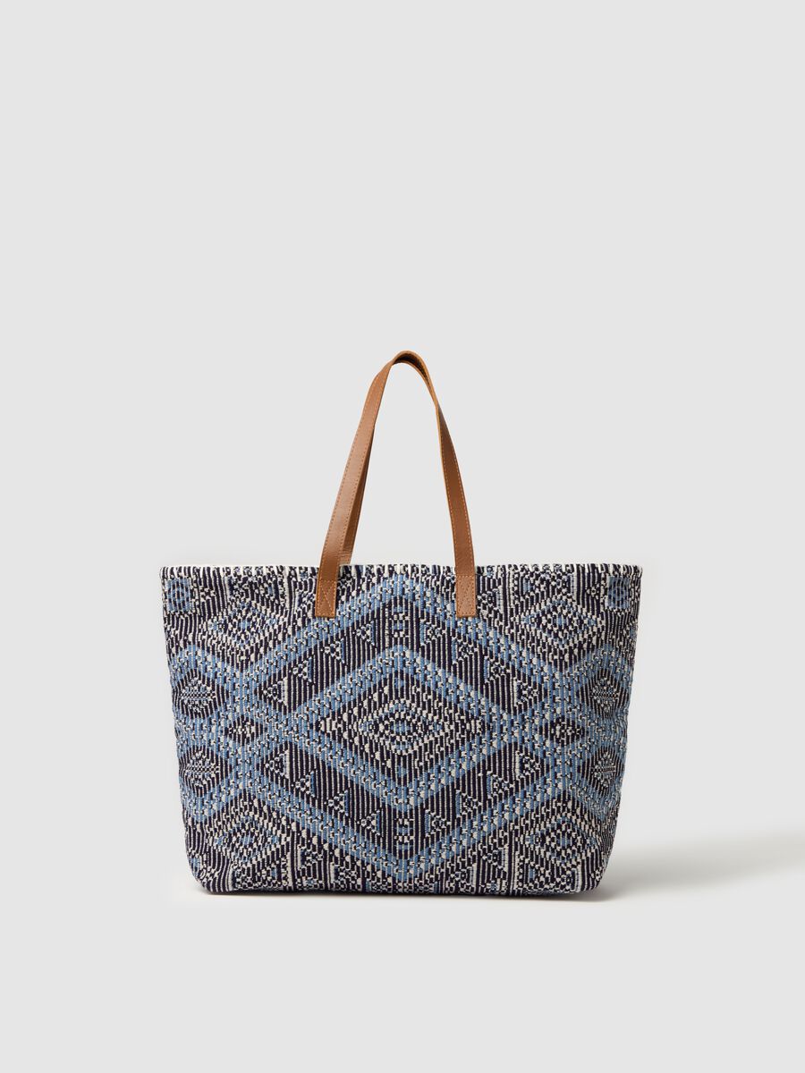 Shopping bag with kimono motif_1