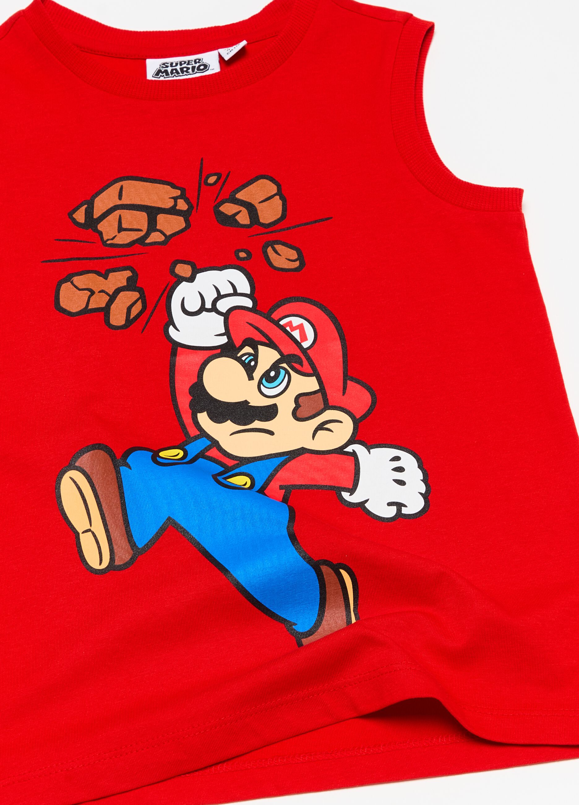 Racerback vest with Super Mario™ print
