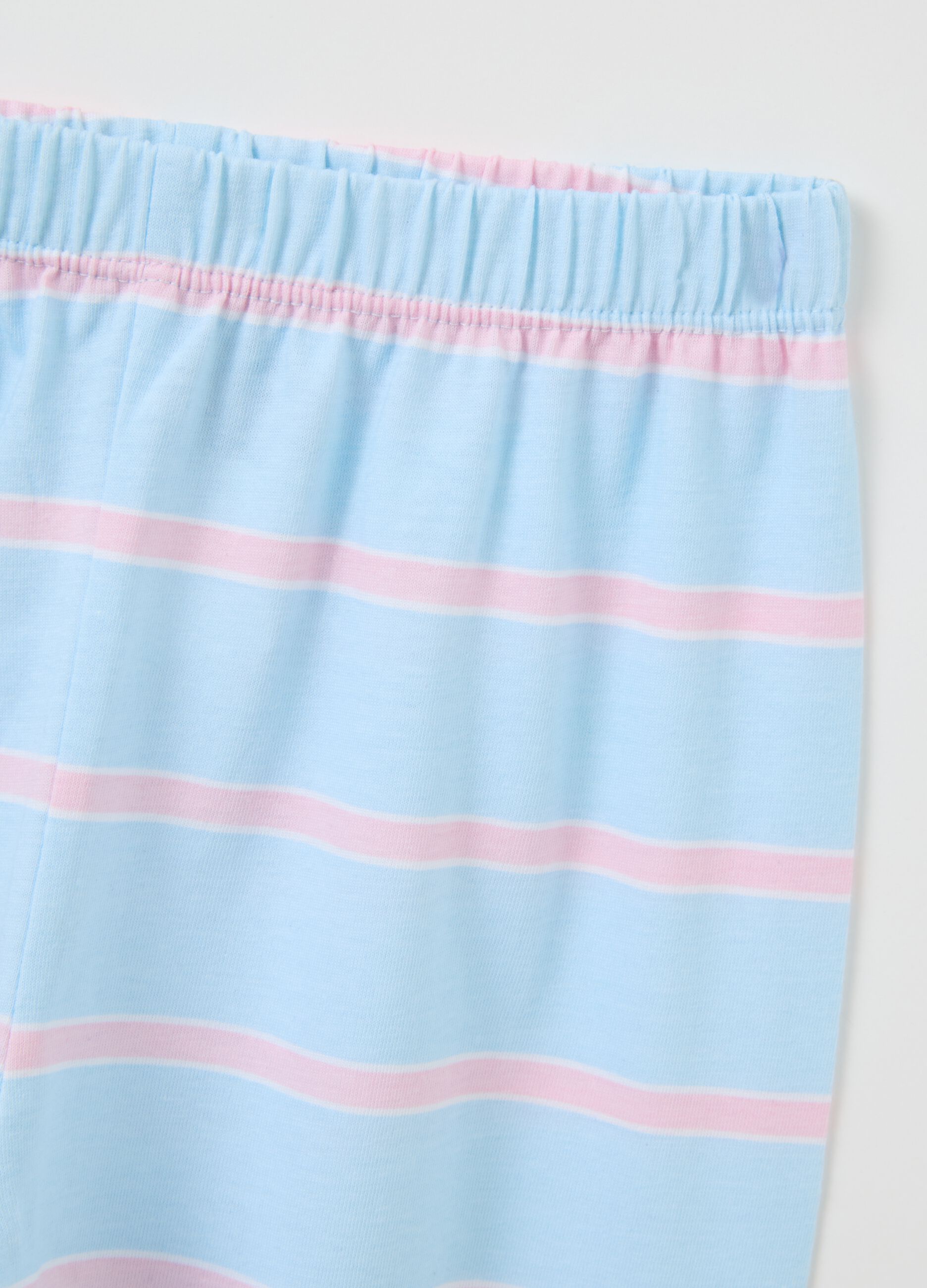 Girls' Pyjama in Pure Cotton Multicolor Regular Fit