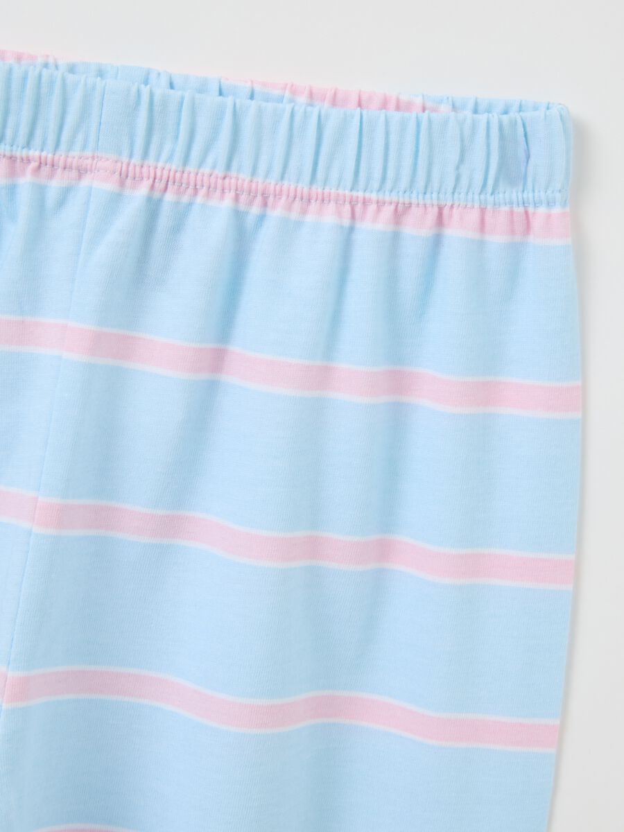 Girls' Pyjama in Pure Cotton Multicolor Regular Fit_3