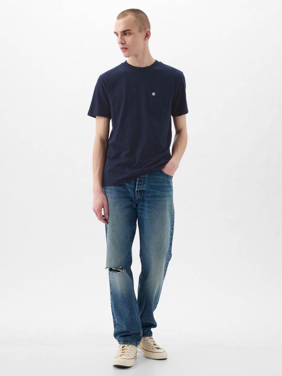Cotton T-shirt with pocket_1