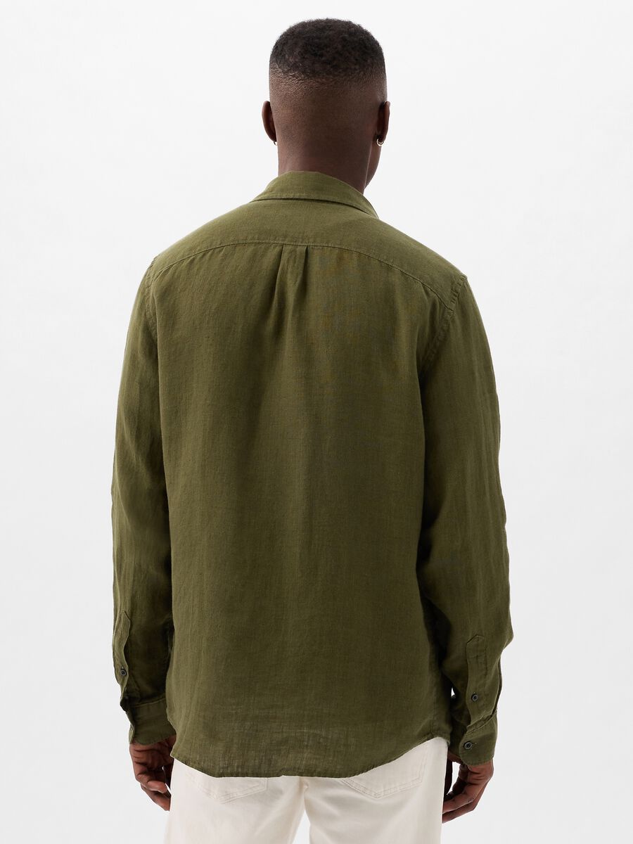 Regular-fit shirt in linen_2