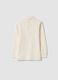 Maglia beige in puro cotone organico Dolcevita_1