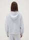Grey stretch viscose jersey hoodie_3