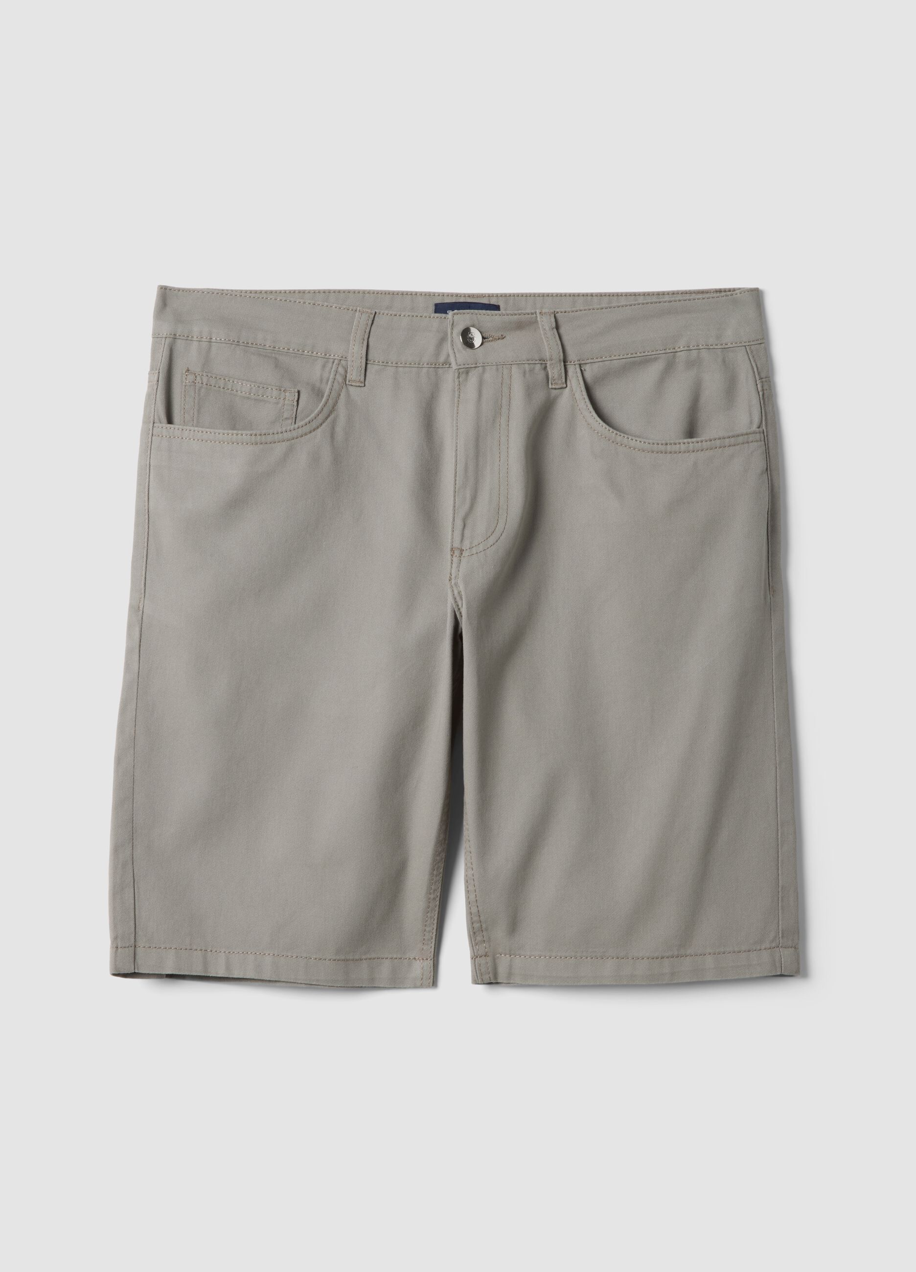 Grey pure cotton shorts