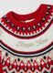 Girls' Save the Children Christmas Jumper with Red Jacquard Pattern_2