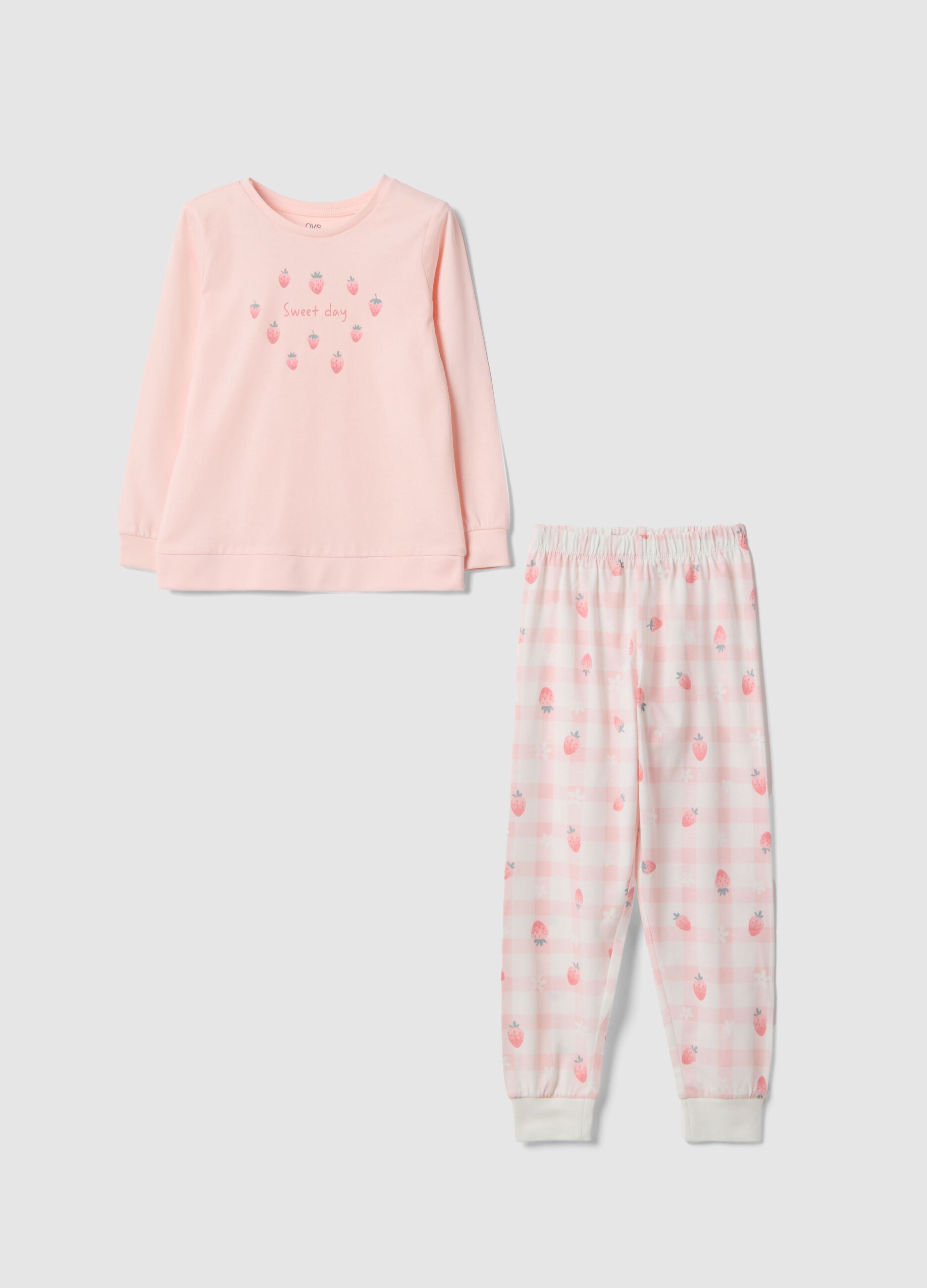 Pink Organic Cotton Pyjamas