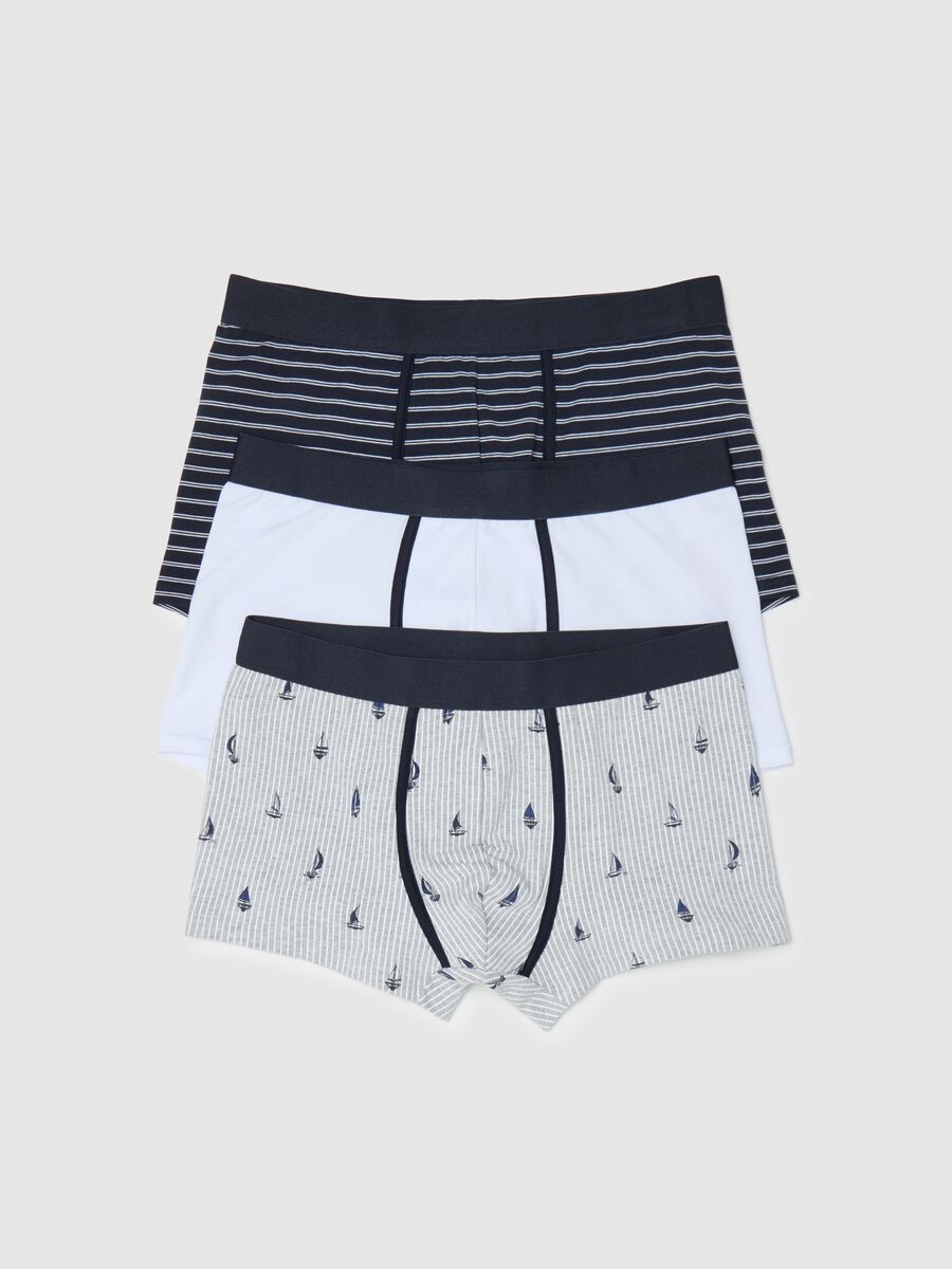Three-pack boxer shorts in stretch cotton with print_4