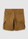 Stretch cotton cargo Bermuda shorts_2