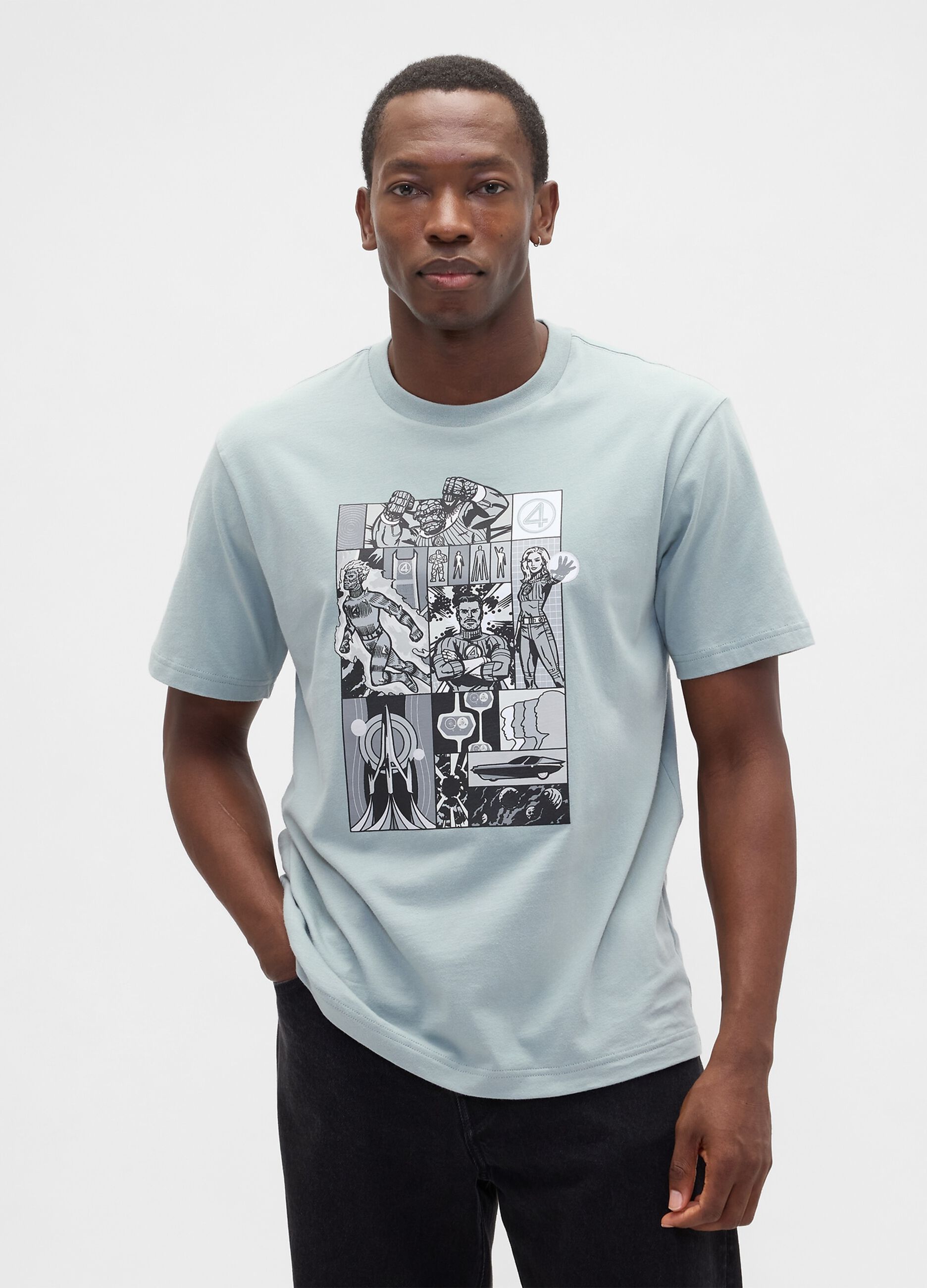 Short-sleeved pure cotton T-shirt