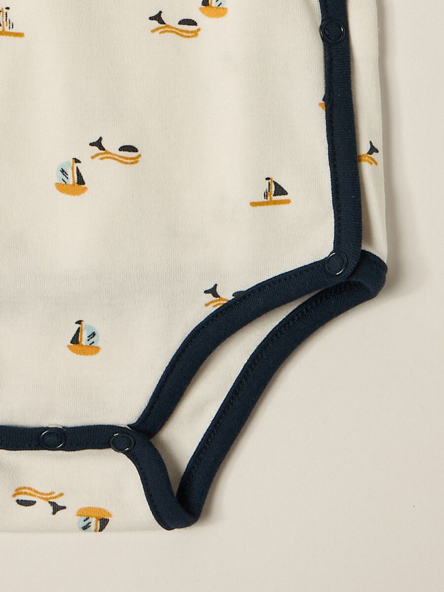 IANA newborn boy two-pack bodysuits in 100% cotton interlock_2