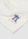 White Stitch print scarf_2