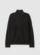 Black Cardigan with Zip Closure_4