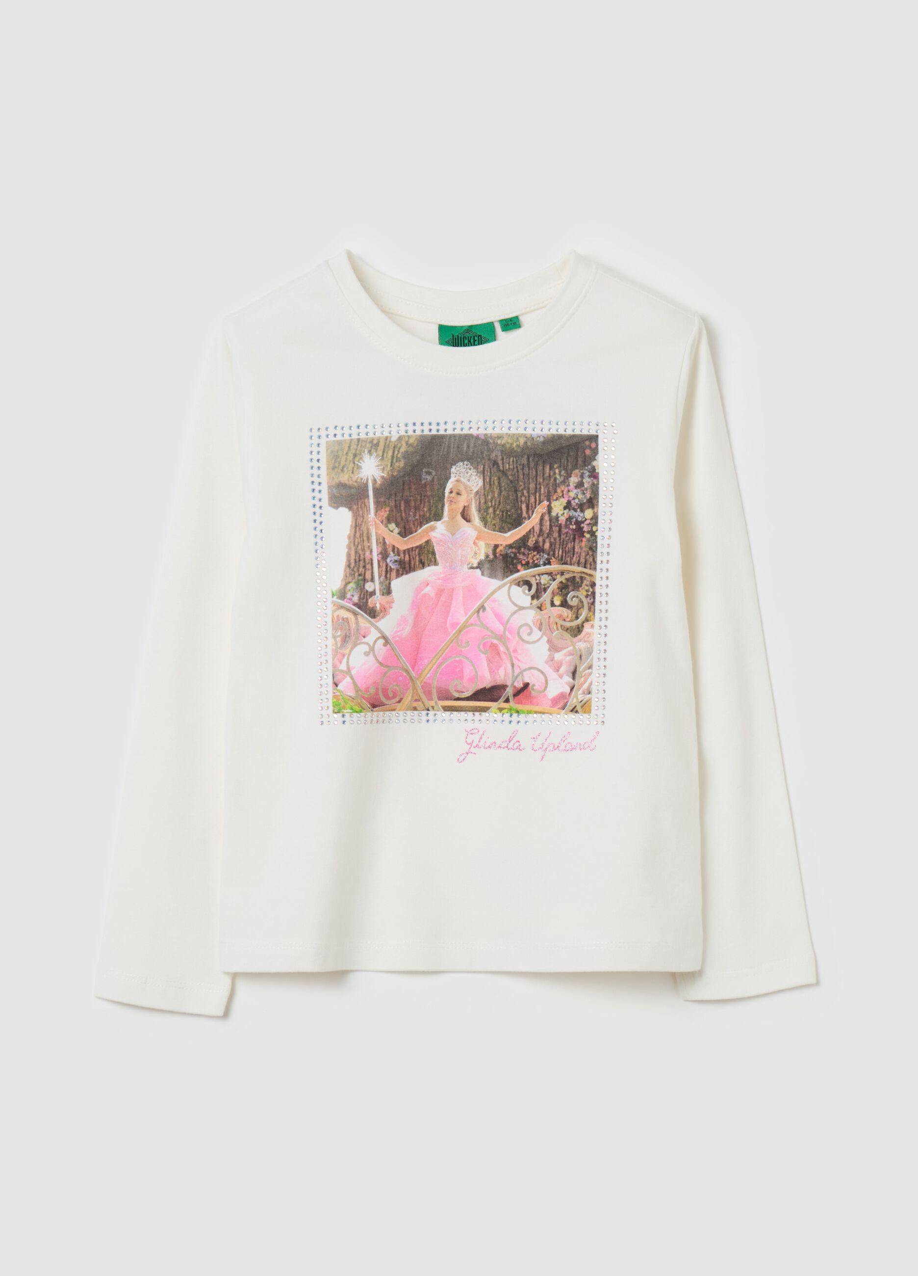 Long-sleeved T-shirt with Wicked print