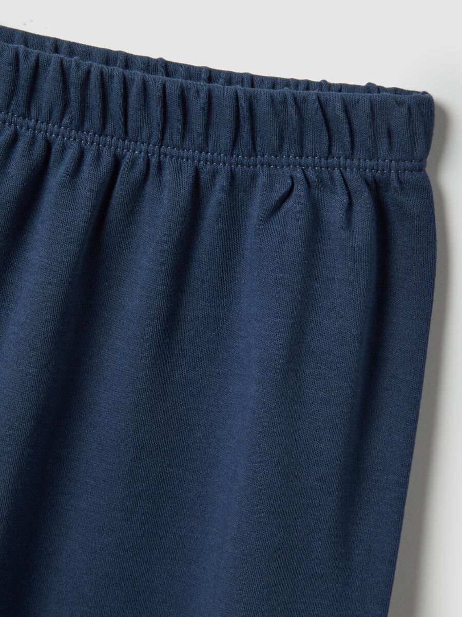 Pigiama da bambino in puro cotone multicolor regular fit con stampa_3