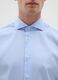 Men's pure cotton easy iron blue shirt_1