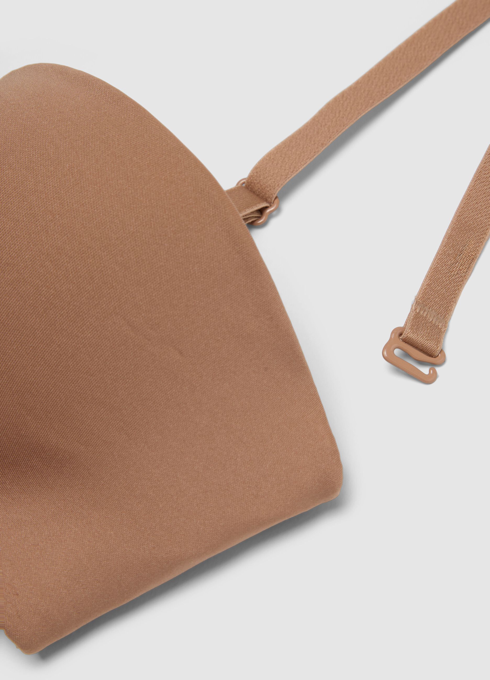 Reggiseno balconette beige con imbottitura removibile