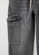 Grey children's cotton blend trousers_3