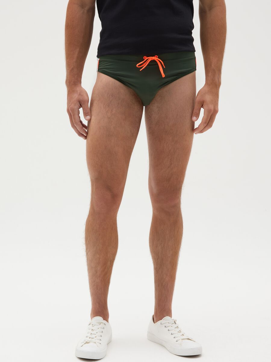 Slip da uomo in tessuto elasticizzato multicolor_1
