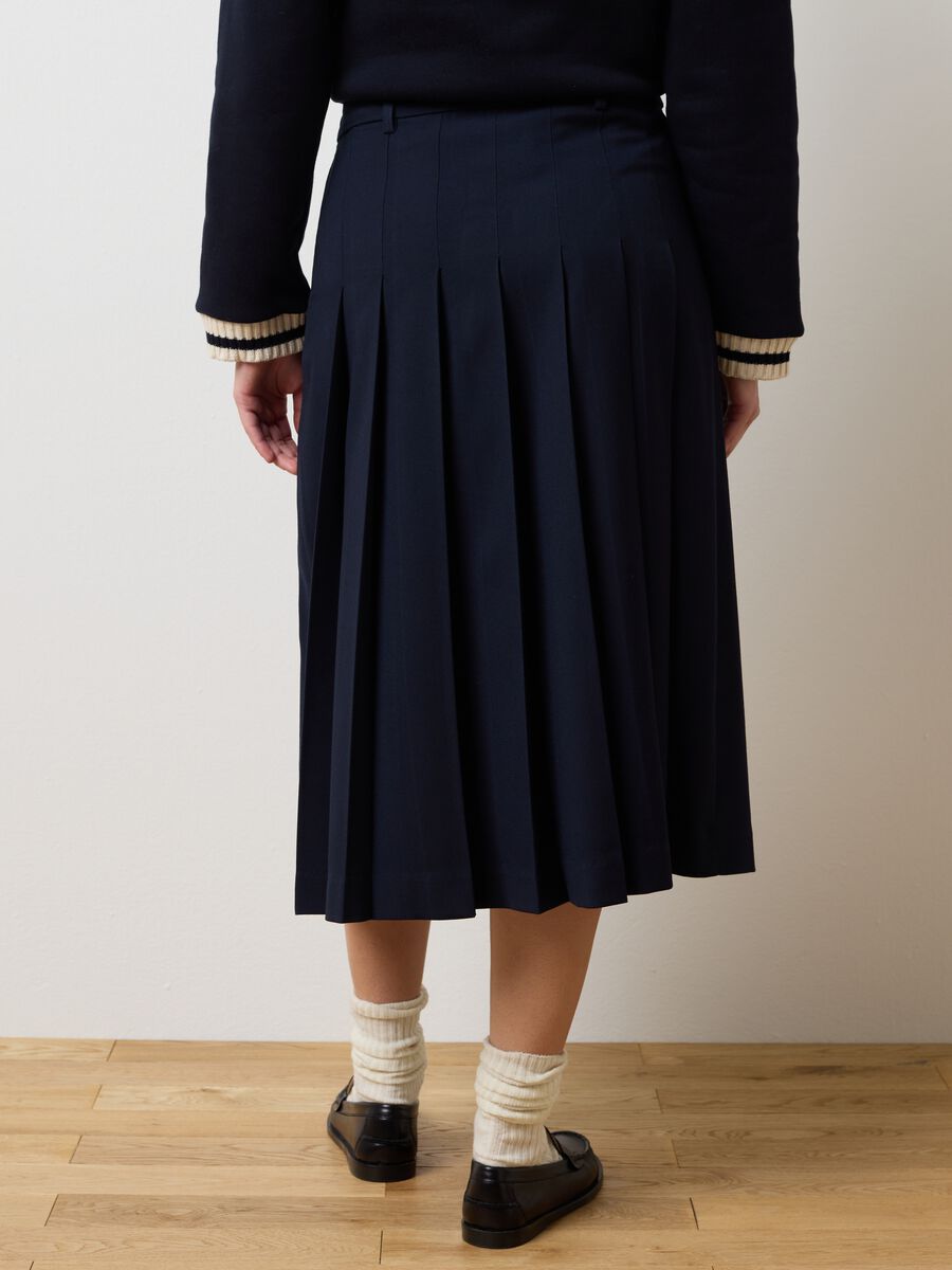 Elasticated Blue Skirt_2