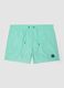 Light blue swim shorts with drawstring waist_4