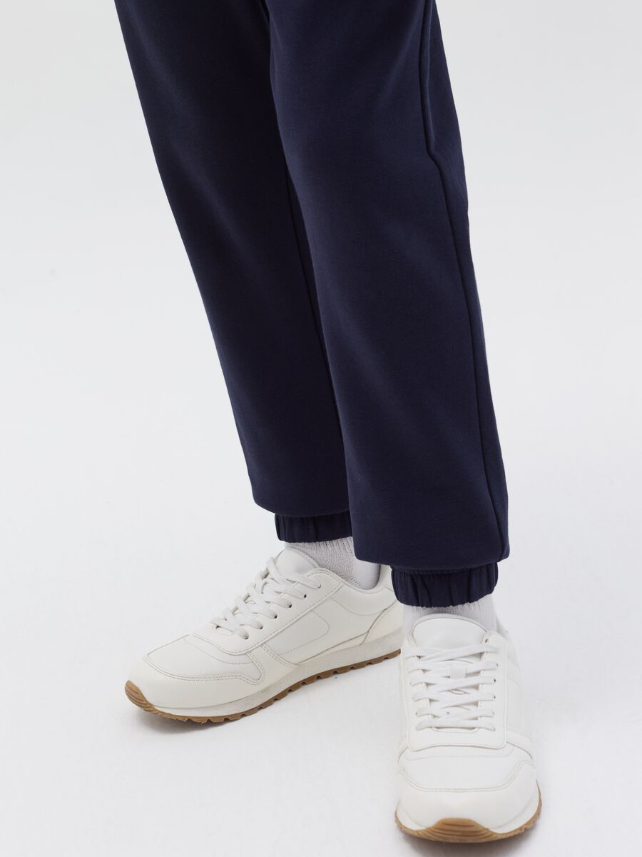 Joggers in felpa con coulisse_2