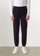 Black organic cotton jogger trousers_1