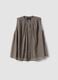 Brown Pure Cotton Sleeveless Blouse Regular Fit_4