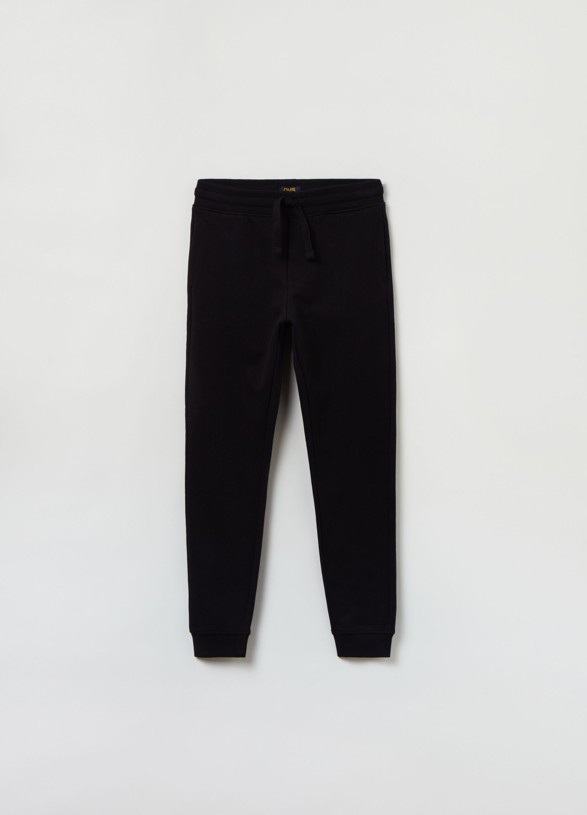 Joggers in felpa con coulisse_0