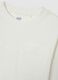 Kids' white regular fit stretch cotton blend shirt_2