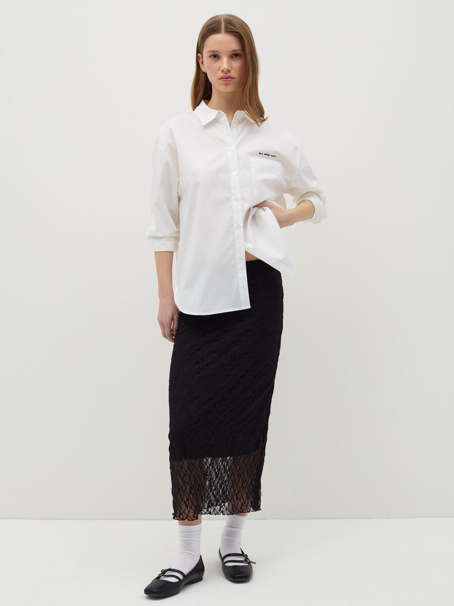 Relaxed-fit shirt with embroidered pocket_1