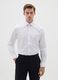 Men's white pure cotton easy iron shirt_0