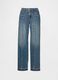 Blue Wide-Leg Denim Trousers_6